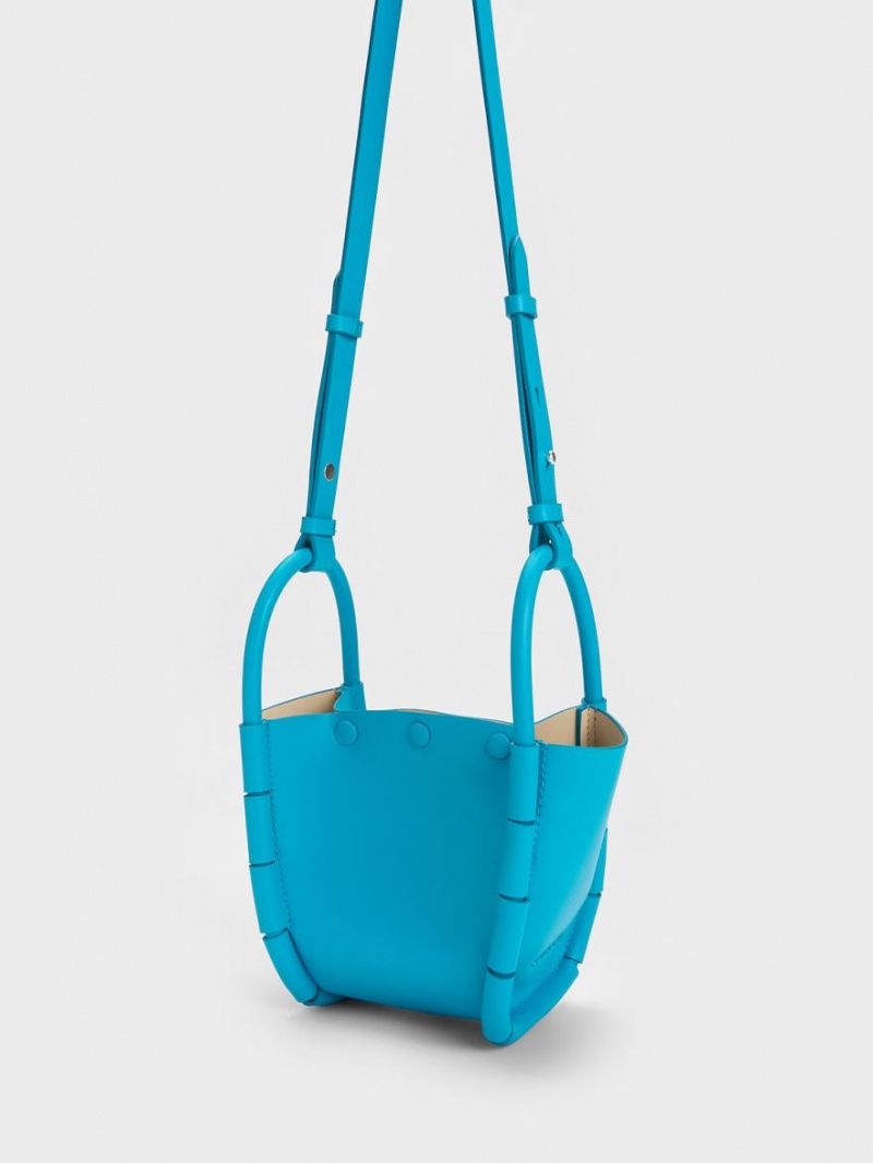 Geanta Galeata Charles & Keith Machina Turcoaz | 032MFRJUB