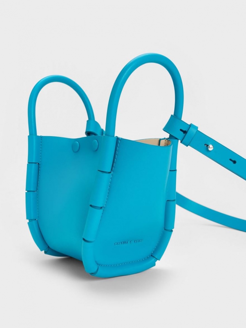 Geanta Galeata Charles & Keith Machina Turcoaz | 032MFRJUB