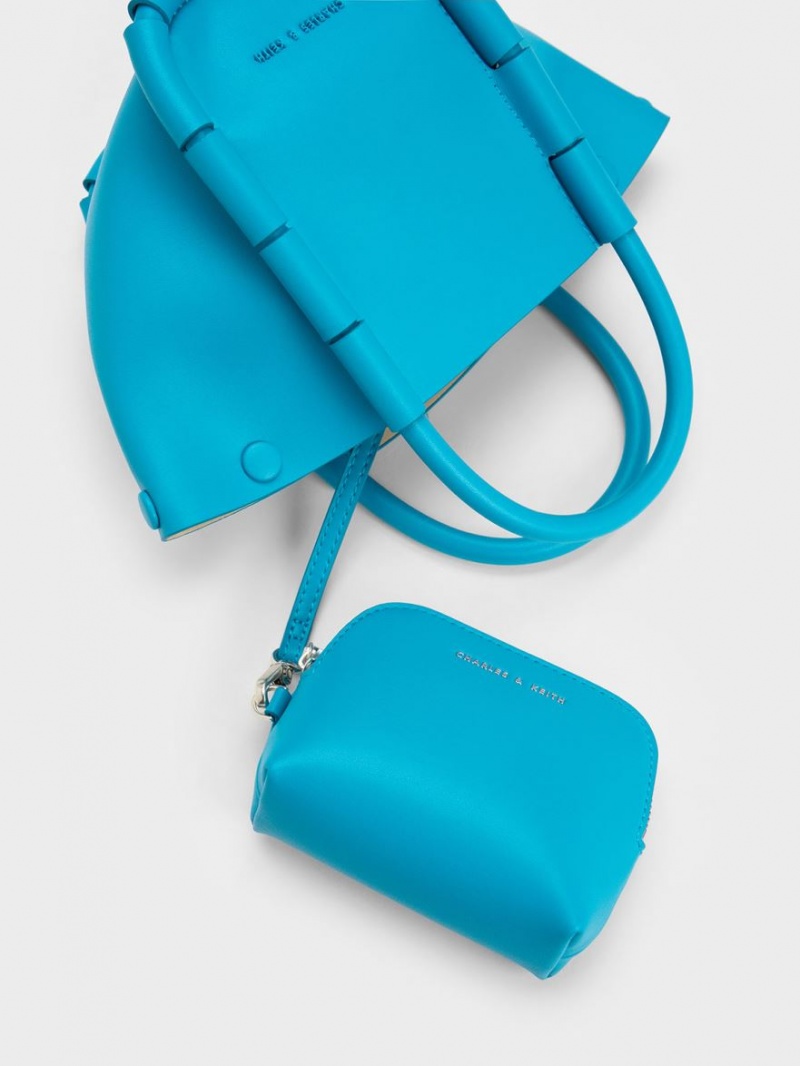 Geanta Galeata Charles & Keith Machina Turcoaz | 032MFRJUB