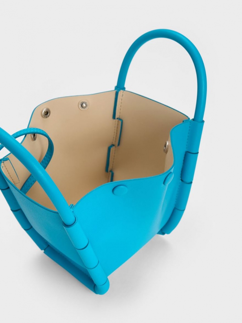 Geanta Galeata Charles & Keith Machina Turcoaz | 032MFRJUB