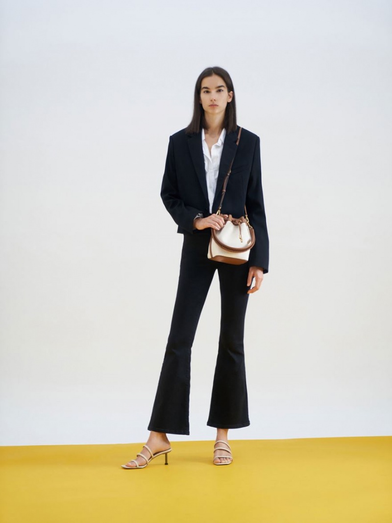Geanta Galeata Charles & Keith Panza Drawstring Maro | 478UQTNLX
