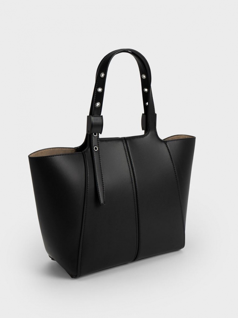 Geanta Tote Charles & Keith Altea Negrii | 674YPIEXT