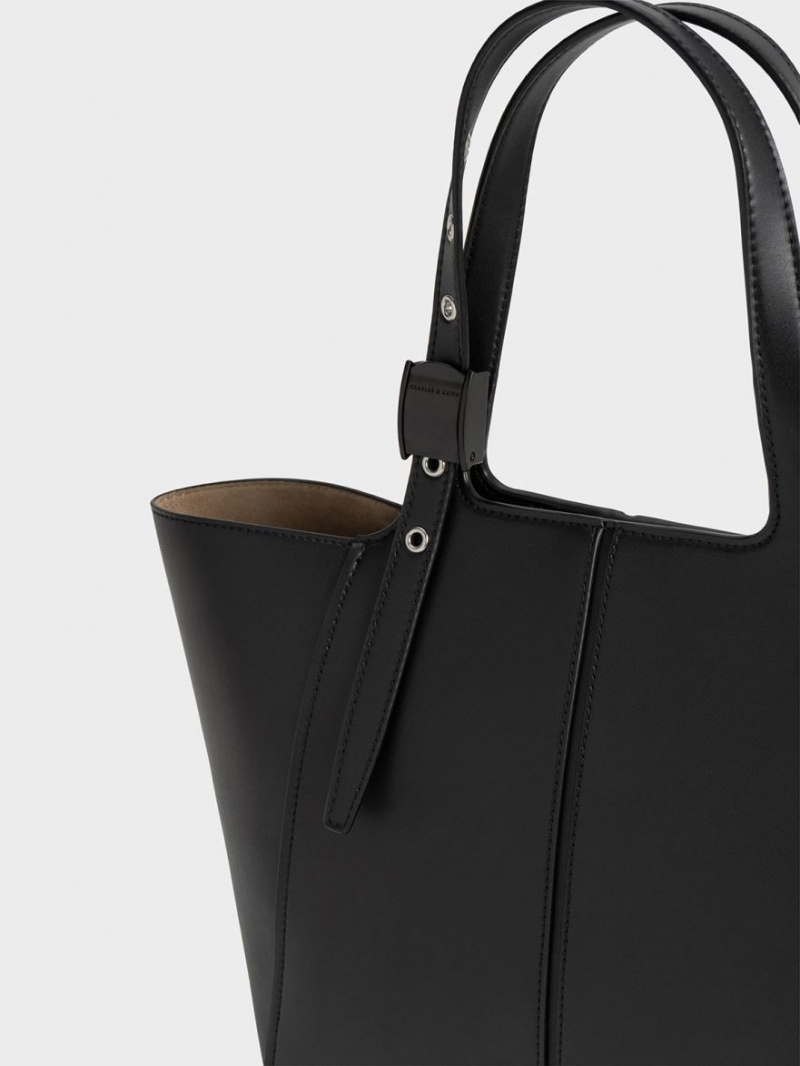 Geanta Tote Charles & Keith Altea Negrii | 674YPIEXT
