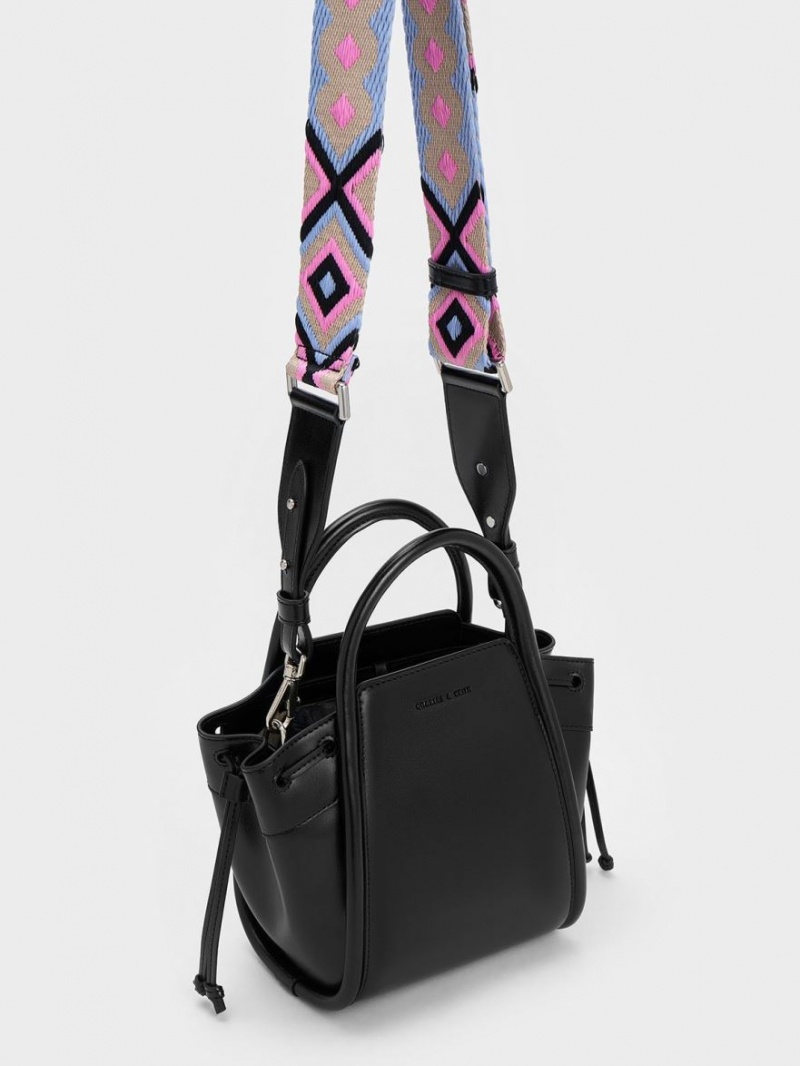 Geanta Tote Charles & Keith Ashby Slouchy Negrii | 865QVFBIE