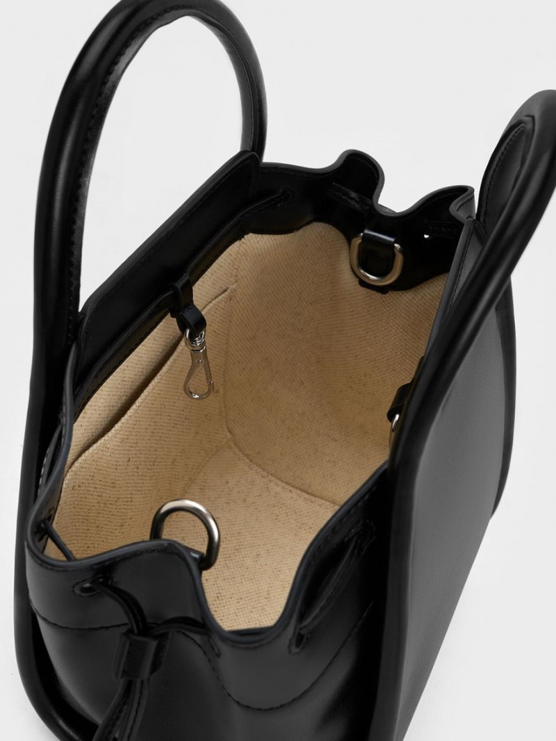 Geanta Tote Charles & Keith Ashby Slouchy Negrii | 865QVFBIE