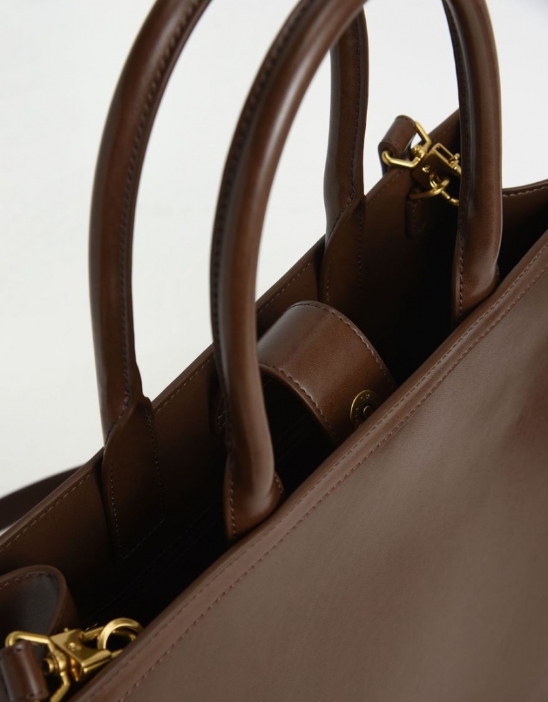 Geanta Tote Charles & Keith Charlot Maro Inchis | 769OXQRAE