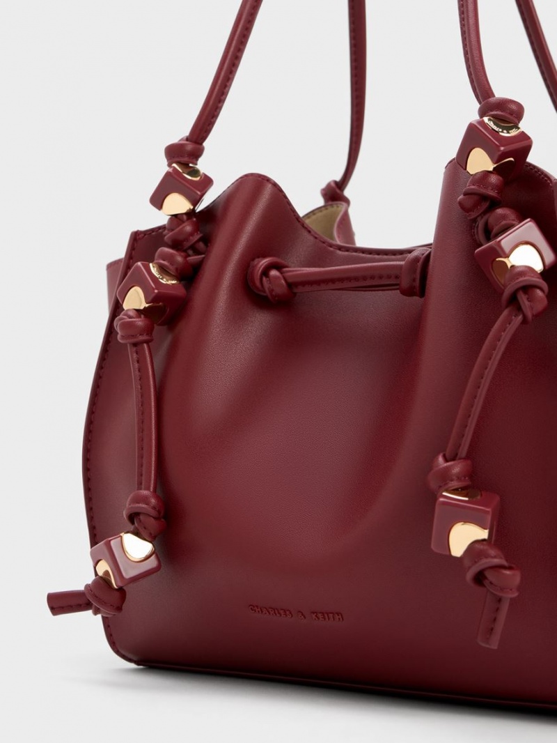 Geanta Tote Charles & Keith Cube Trapeze Visinii | 417HPUNQF