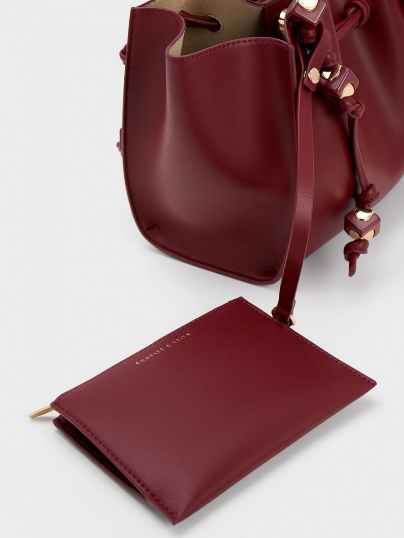 Geanta Tote Charles & Keith Cube Trapeze Visinii | 417HPUNQF