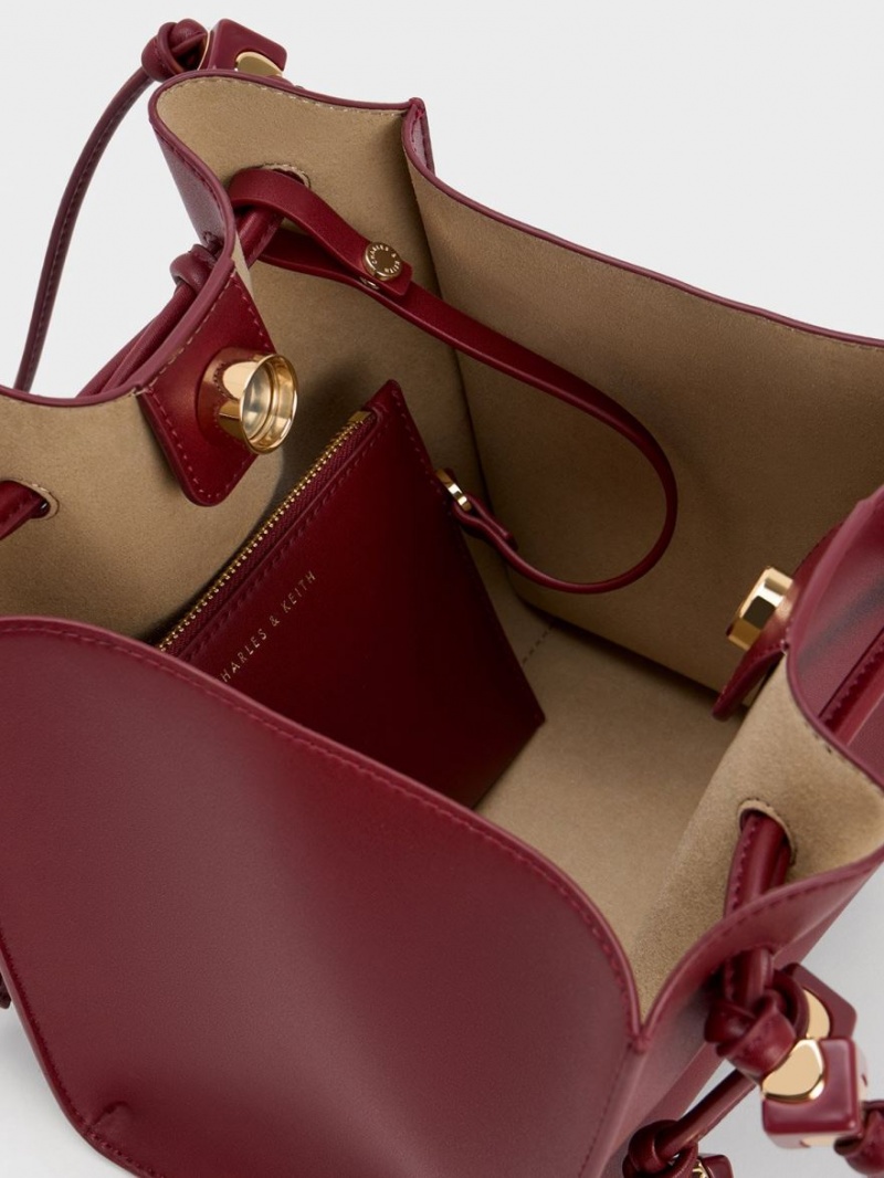 Geanta Tote Charles & Keith Cube Trapeze Visinii | 417HPUNQF
