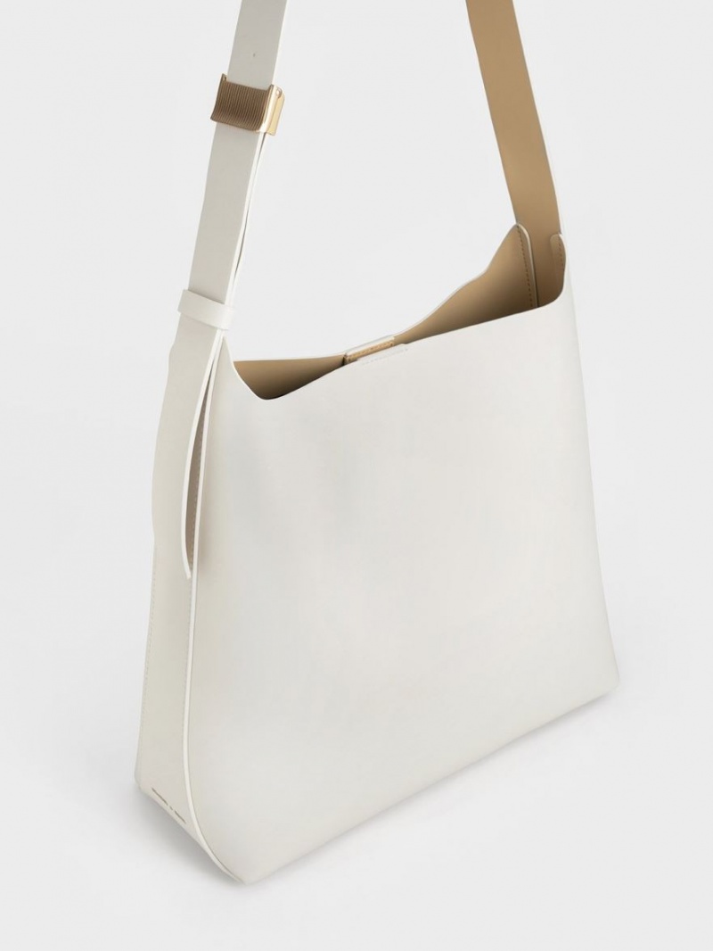Geanta Tote Charles & Keith Edna Albi | 058OISAEU