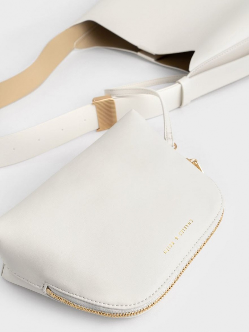 Geanta Tote Charles & Keith Edna Albi | 058OISAEU