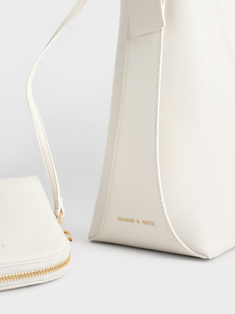 Geanta Tote Charles & Keith Edna Albi | 058OISAEU