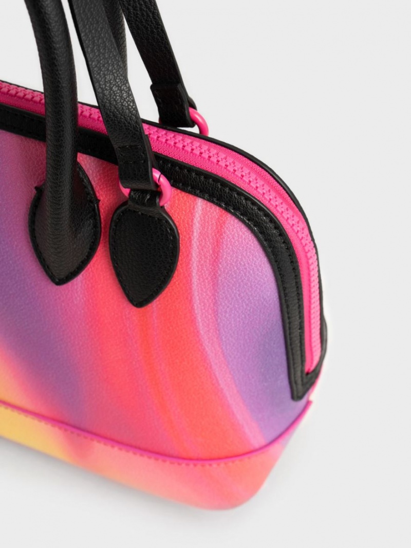 Geanta Tote Charles & Keith Harmonee Four Handle Colorati | 630BWAZOQ
