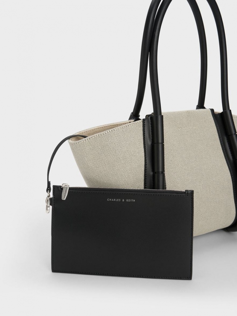 Geanta Tote Charles & Keith Machina Panza Verde Menta | 104VSXBLH