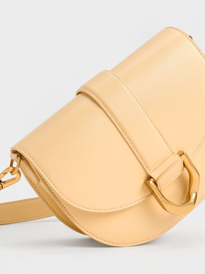 Genți De Șa Charles & Keith Gabine Bej | 204IQJBZP