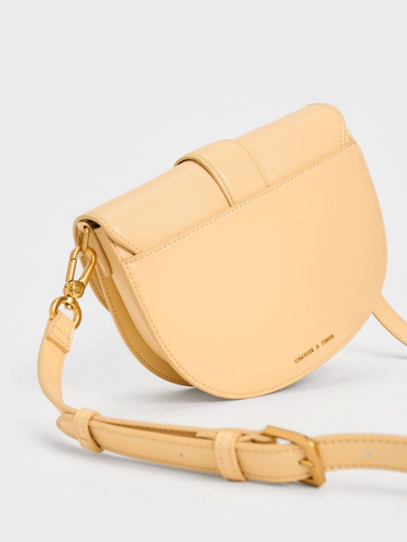 Genți De Șa Charles & Keith Gabine Bej | 204IQJBZP