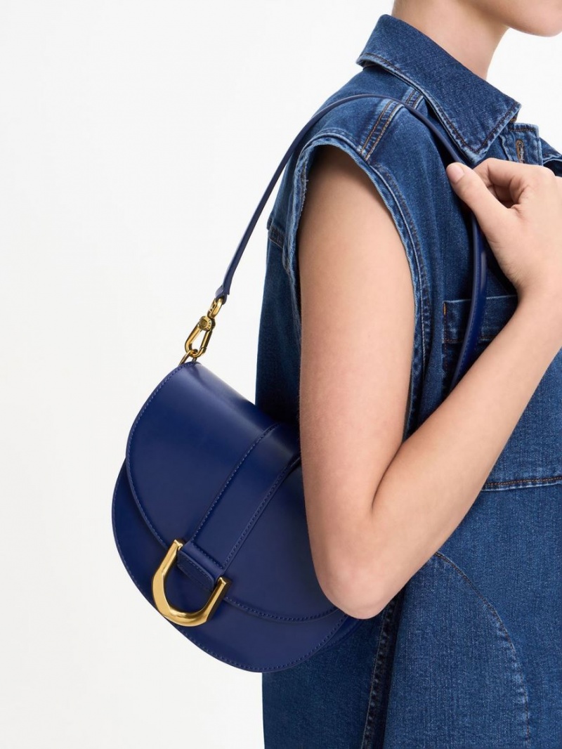 Genți De Șa Charles & Keith Gabine Bleumarin | 419UWCEQB