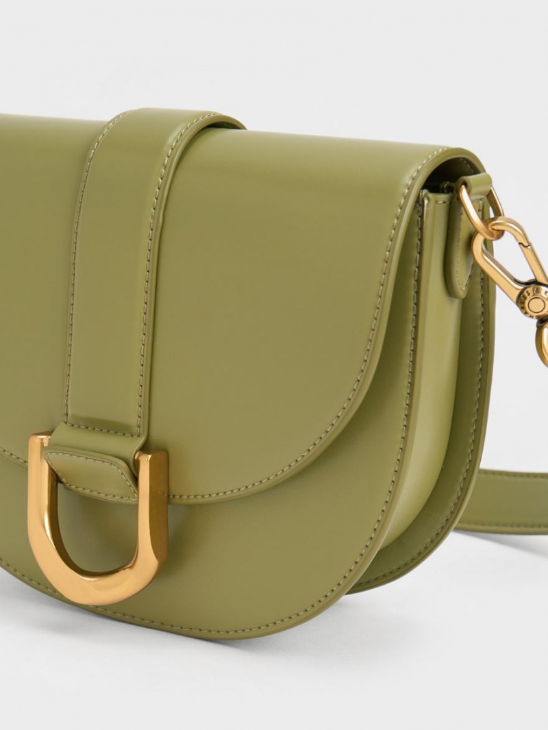 Genți De Șa Charles & Keith Gabine Masline Verzi | 290ANLYQH