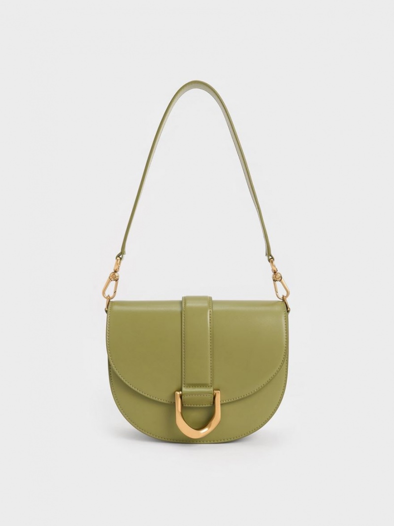 Genți De Șa Charles & Keith Gabine Masline Verzi | 290ANLYQH