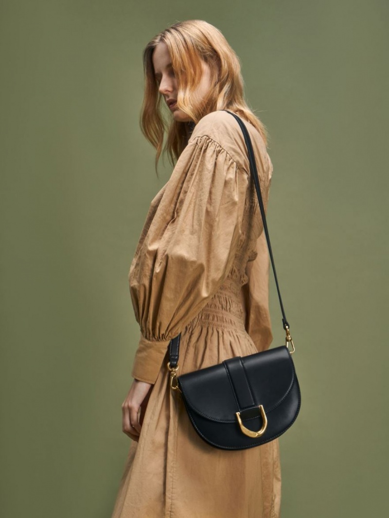 Genți De Șa Charles & Keith Gabine Negrii | 345IHBVKP