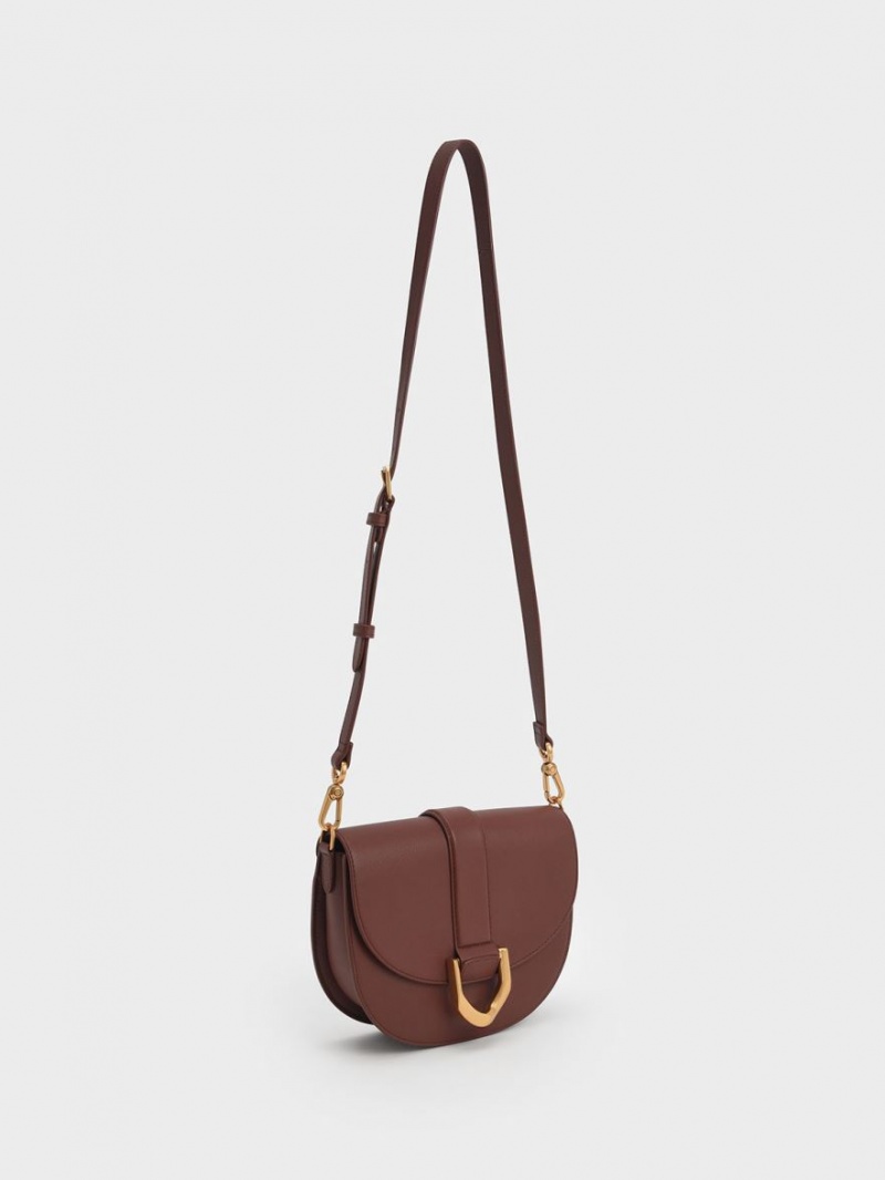Genți De Șa Charles & Keith Gabine Piele​ Maro | 940GZLPHY