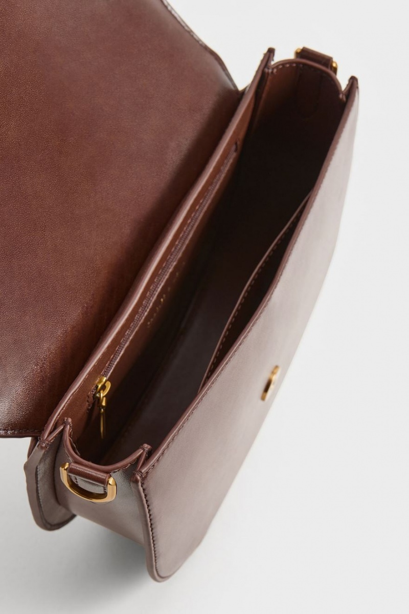 Genți De Șa Charles & Keith Gabine Piele​ Maro | 940GZLPHY