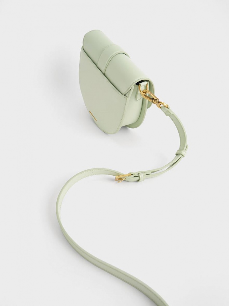 Genți De Șa Charles & Keith Gabine Verde Menta | 043TILONM