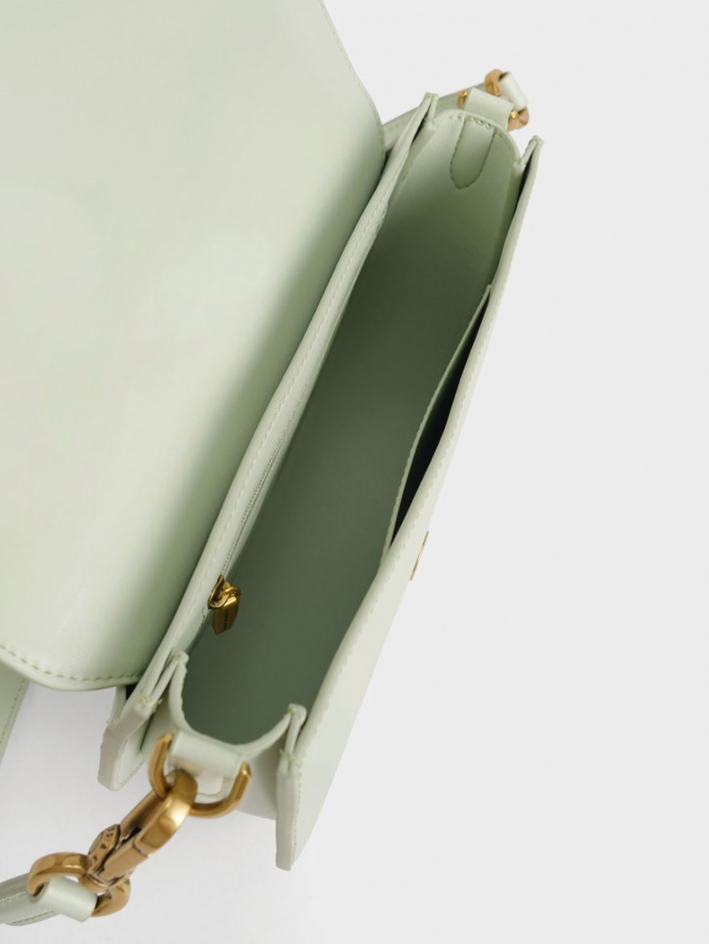 Genți De Șa Charles & Keith Gabine Verde Menta | 043TILONM