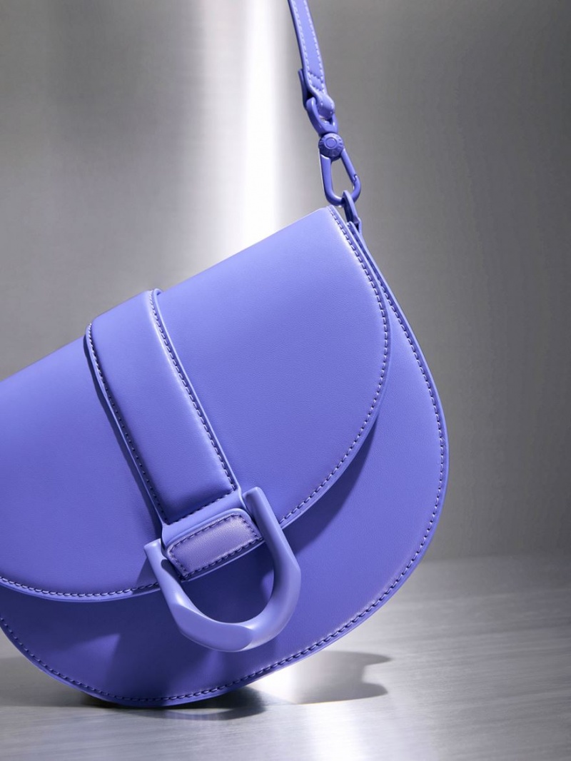 Genți De Șa Charles & Keith Gabine Violet | 724CGQRPW