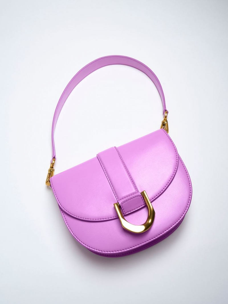 Genți De Șa Charles & Keith Gabine Violet | 462XHUIRJ