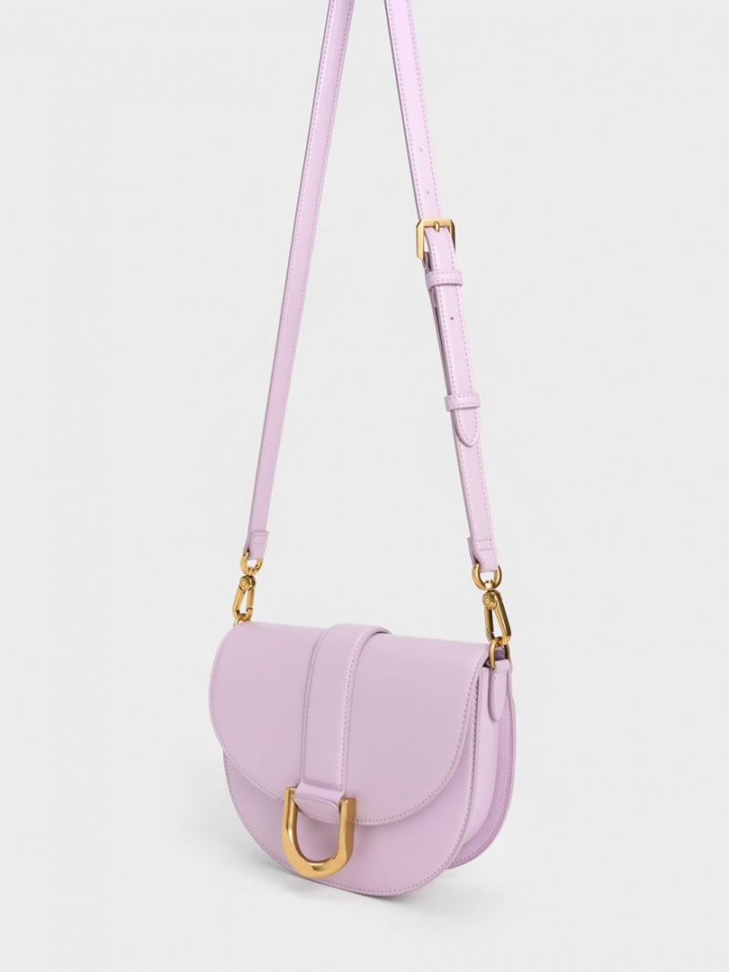 Genți De Șa Charles & Keith Gabine Violet | 253XRNCJY
