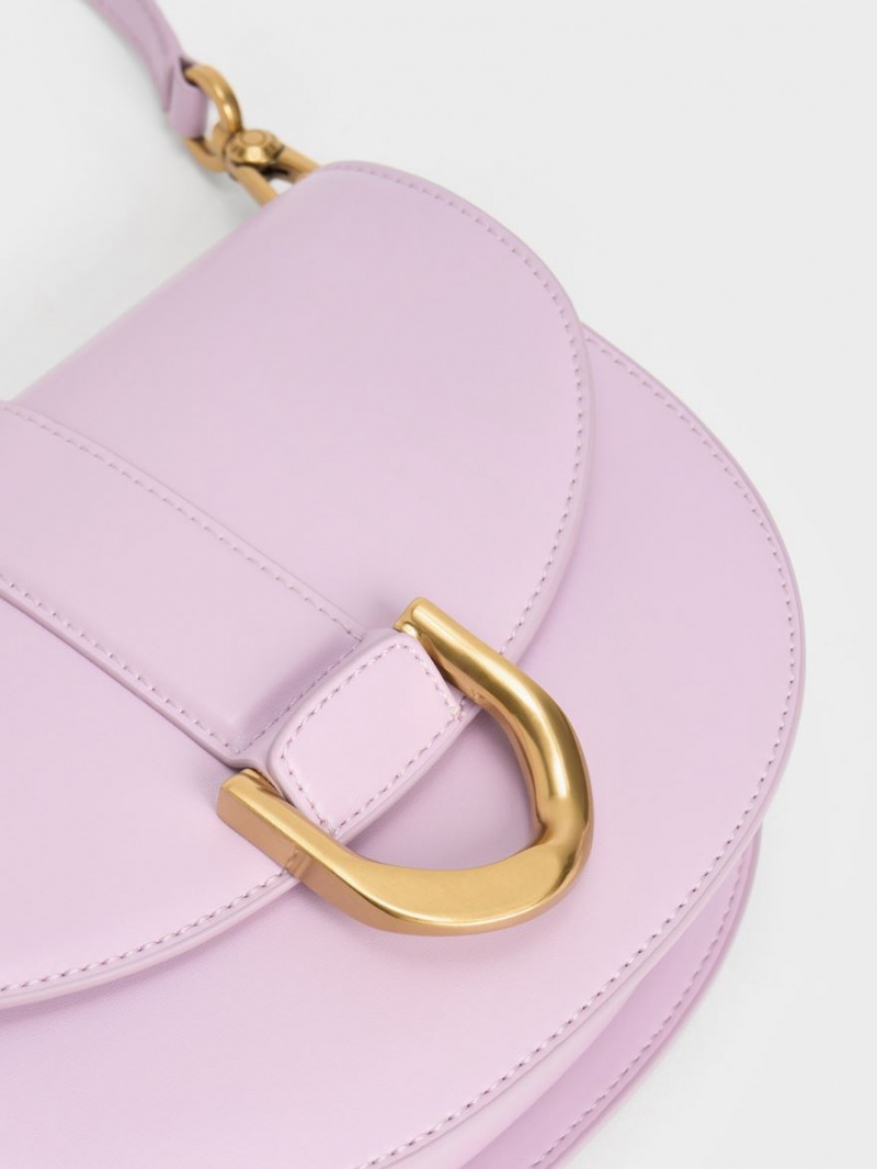 Genți De Șa Charles & Keith Gabine Violet | 253XRNCJY