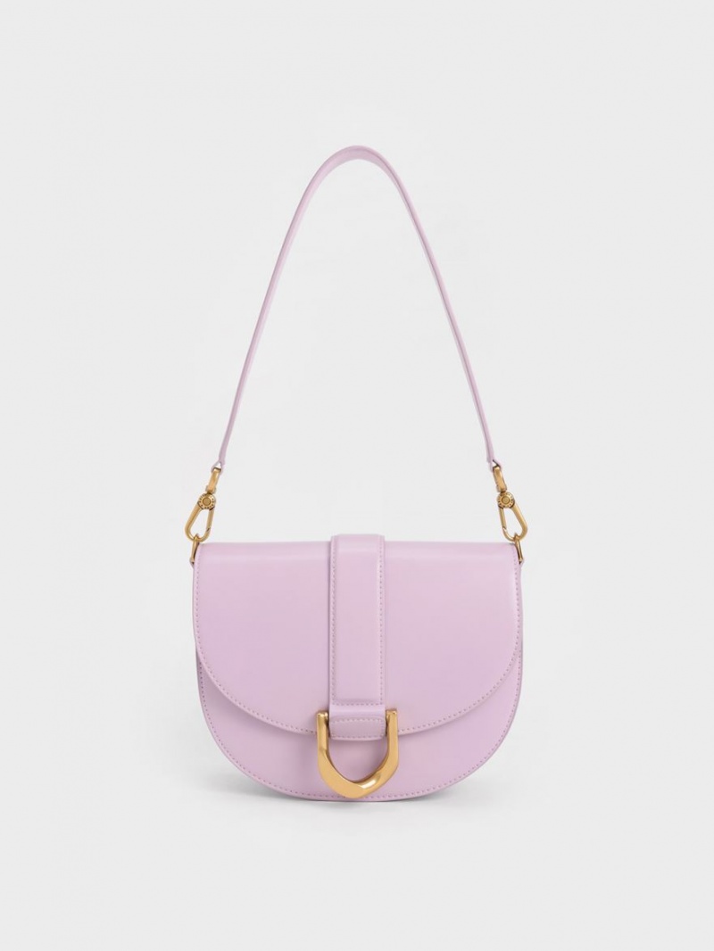 Genți De Șa Charles & Keith Gabine Violet | 253XRNCJY