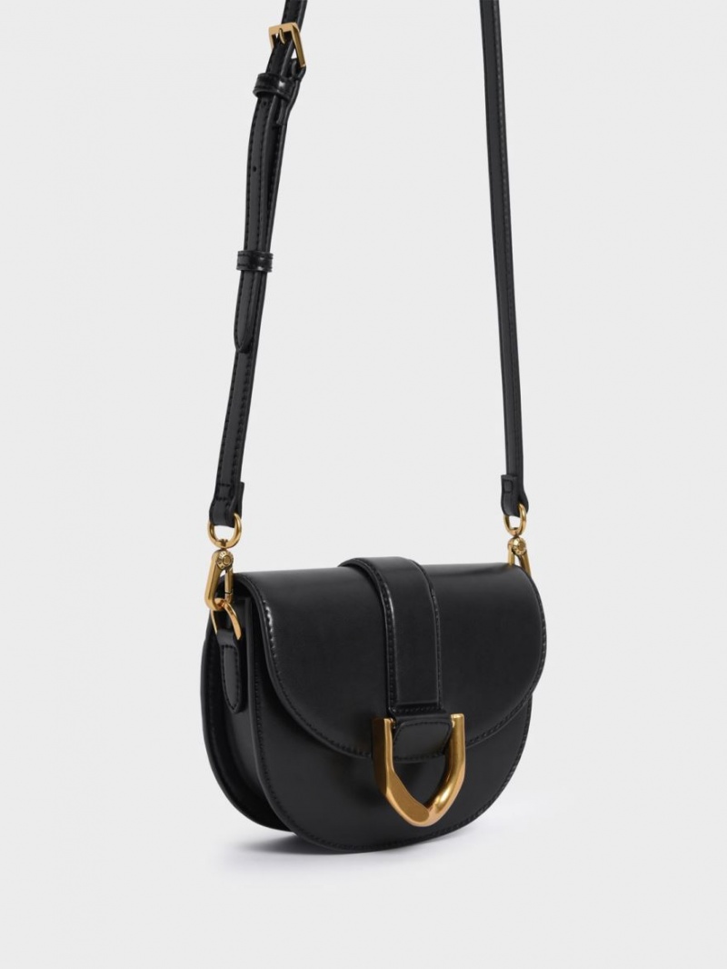 Genți De Șa Charles & Keith Mini Gabine Negrii | 851MUJZGT