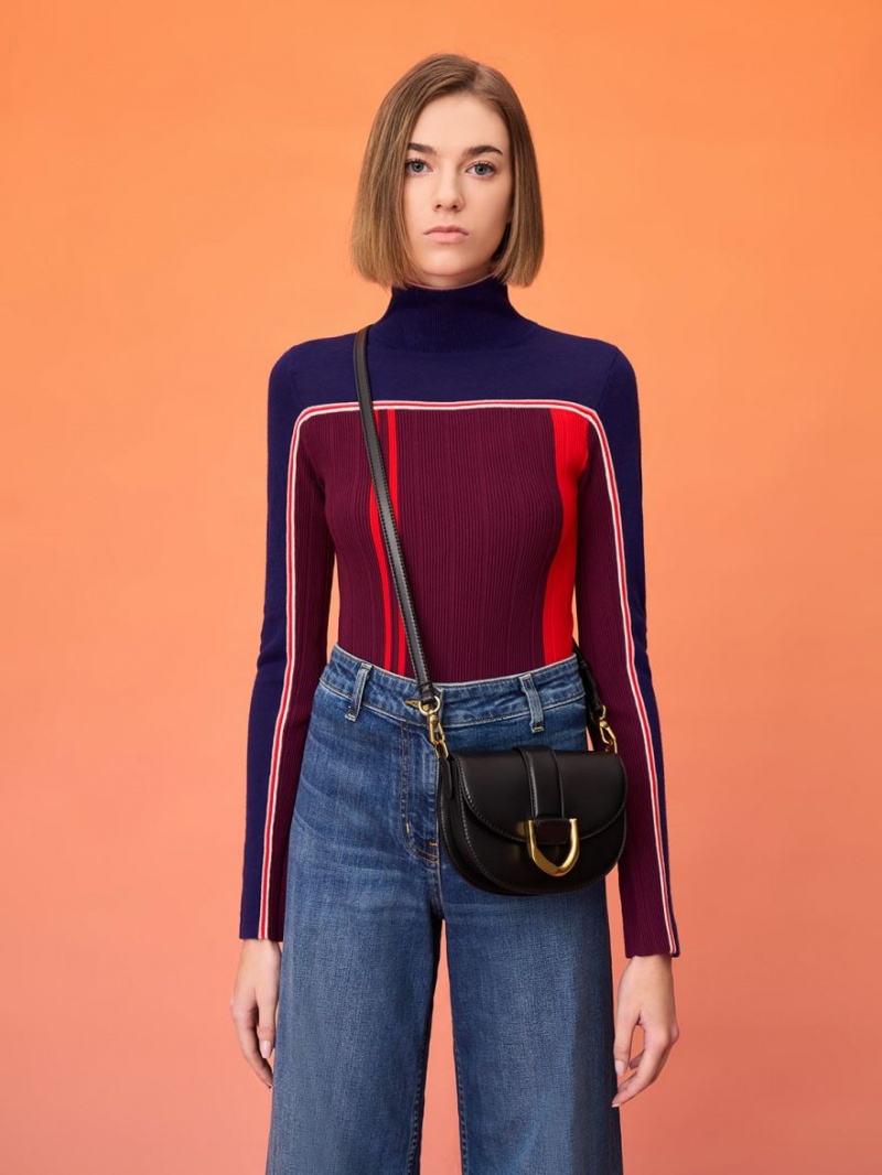 Genți De Șa Charles & Keith Mini Gabine Negrii | 851MUJZGT