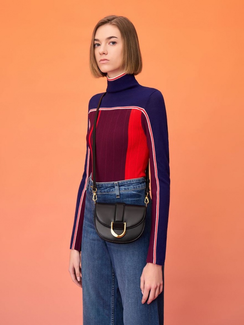 Genți De Șa Charles & Keith Mini Gabine Negrii | 851MUJZGT