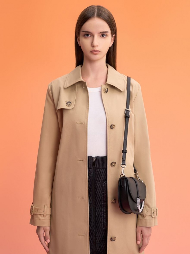 Genți De Șa Charles & Keith Mini Gabine Piele Negrii | 173XHVUKG