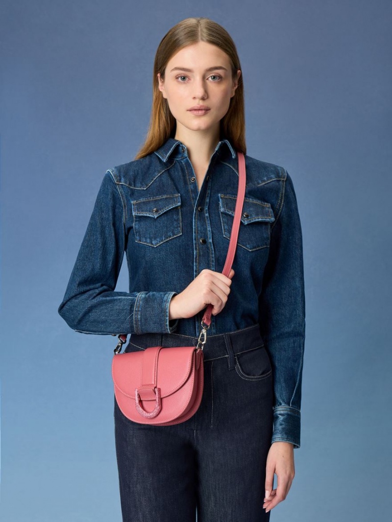 Genți De Șa Charles & Keith Mini Gabine Piele Corai | 713JVXKOD