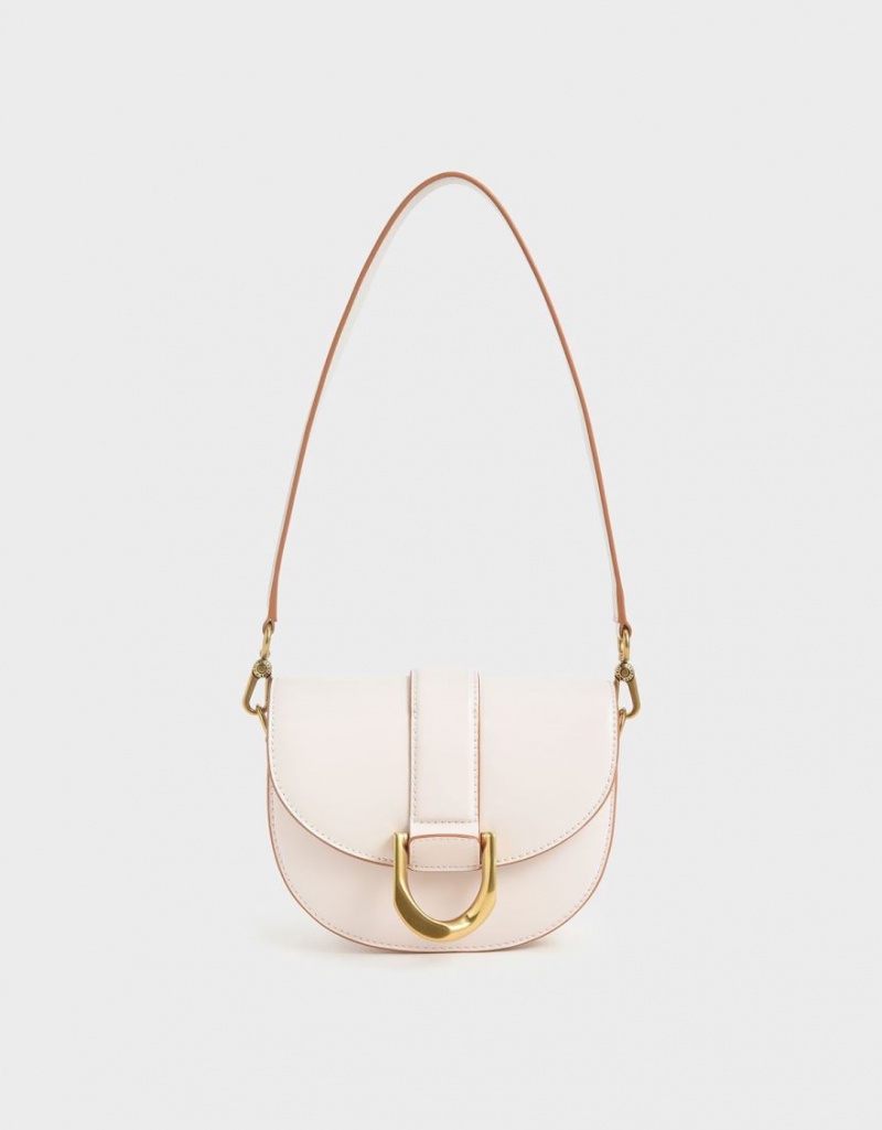 Genți De Șa Charles & Keith Mini Gabine Roz | 785GDTUCA