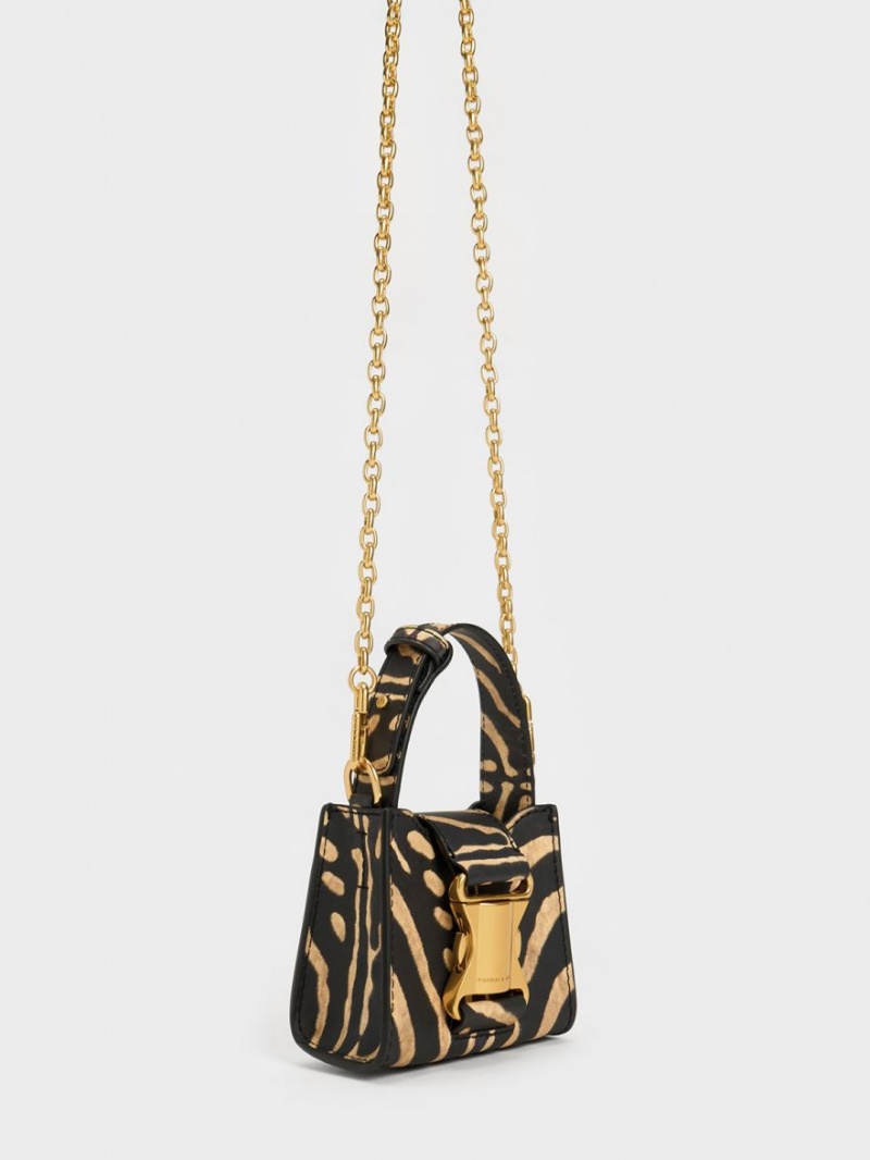 Genti Mini Charles & Keith Ivy Top Handle Colorati | 293BEGKQO