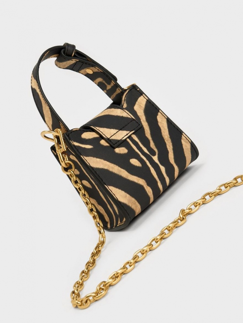 Genti Mini Charles & Keith Ivy Top Handle Colorati | 293BEGKQO