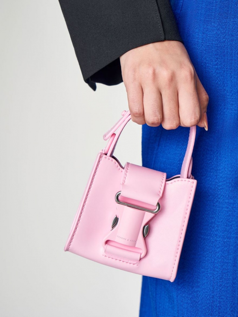 Genti Mini Charles & Keith Ivy Top Handle Roz | 145XHJUVK
