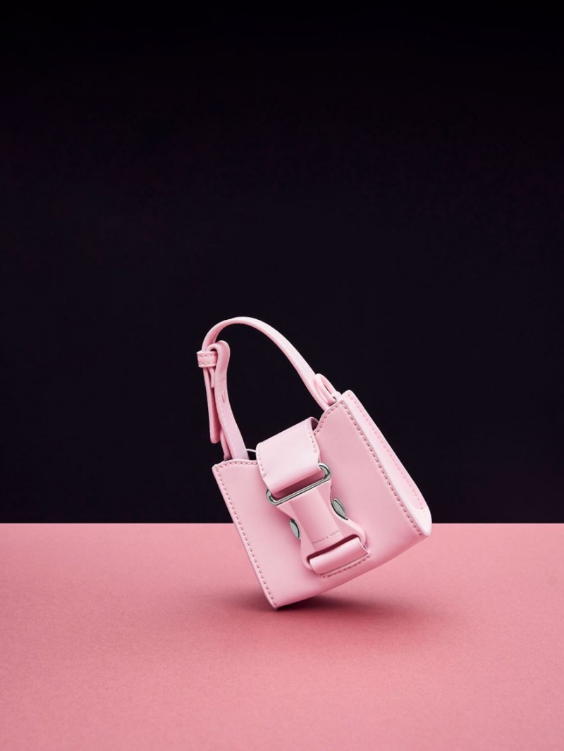 Genti Mini Charles & Keith Ivy Top Handle Roz | 145XHJUVK