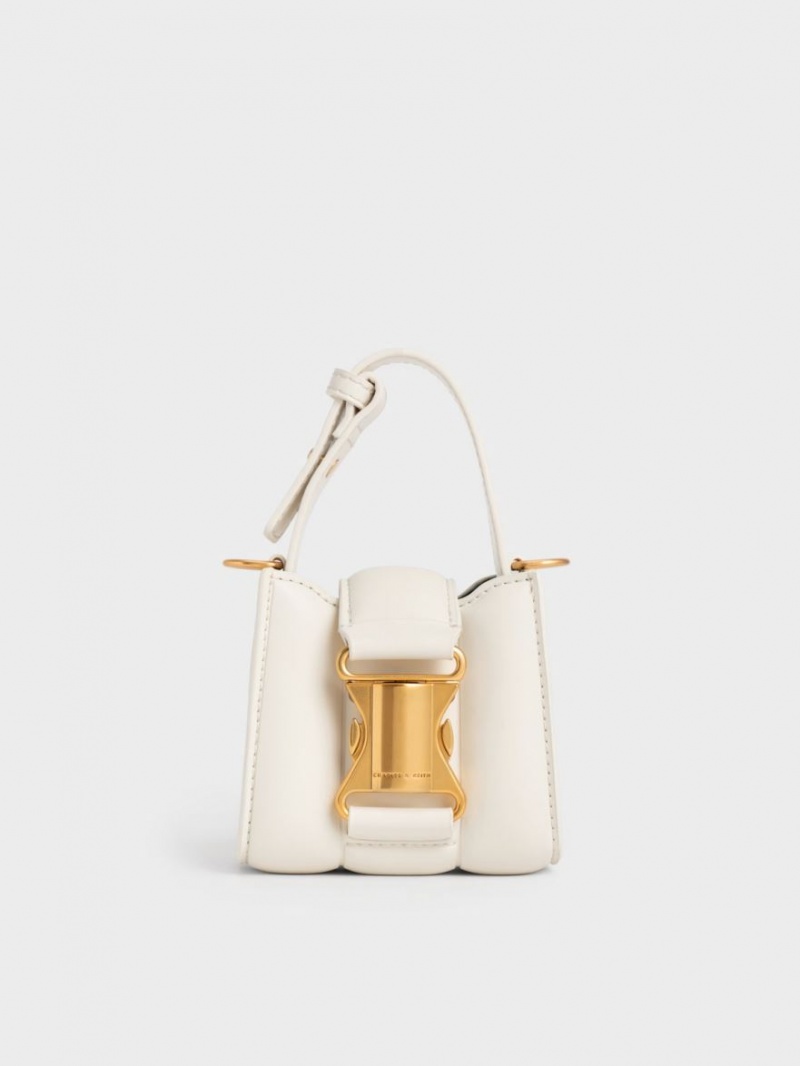 Genti Mini Charles & Keith Ivy Top Handle Albi | 418VHKEFA