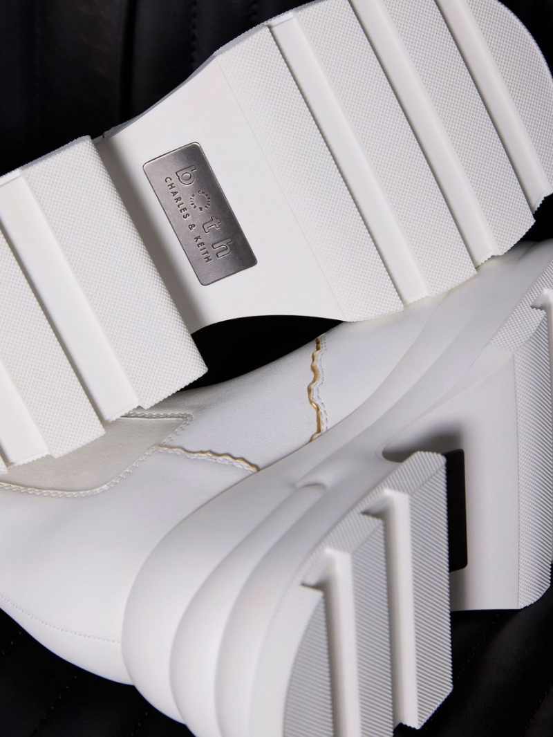 Ghete Chelsea Charles & Keith Jules Piele Albi | 921RLAZPB