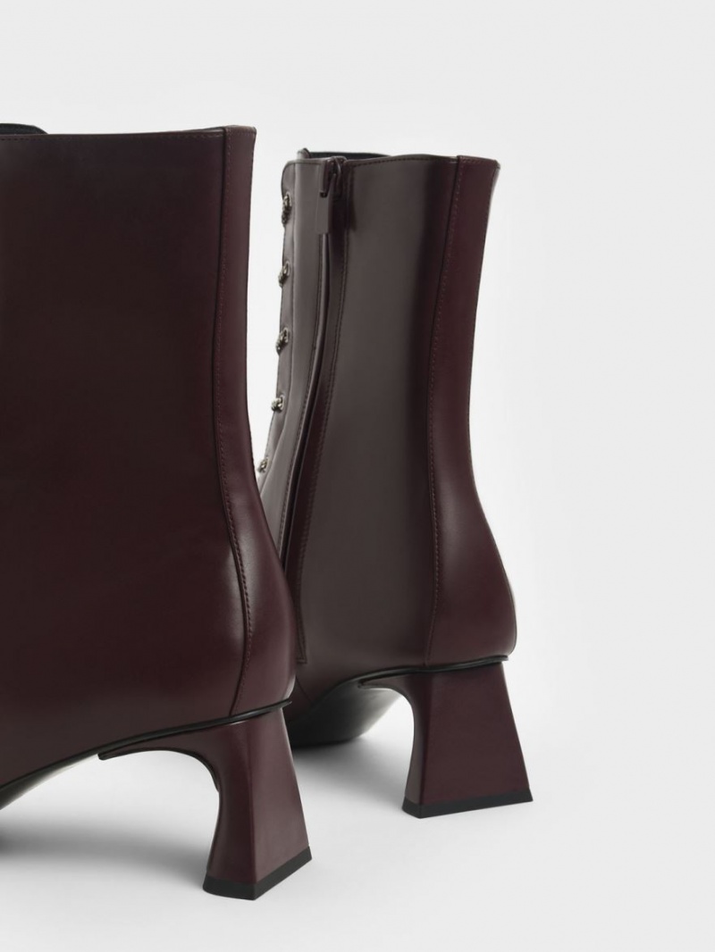 Ghete cu Siret Charles & Keith Chain Calf Visinii | 825BKEJFV