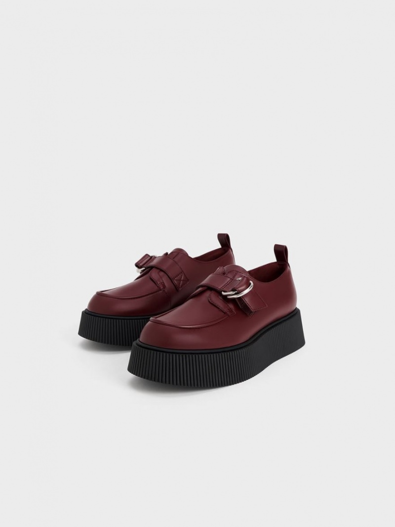 Mocasini Charles & Keith Cordova Buckled Platforma Visinii | 472JGECAW