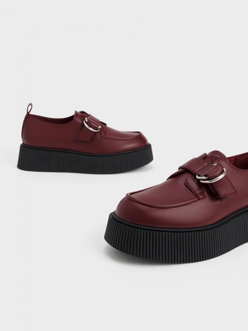 Mocasini Charles & Keith Cordova Buckled Platforma Visinii | 472JGECAW