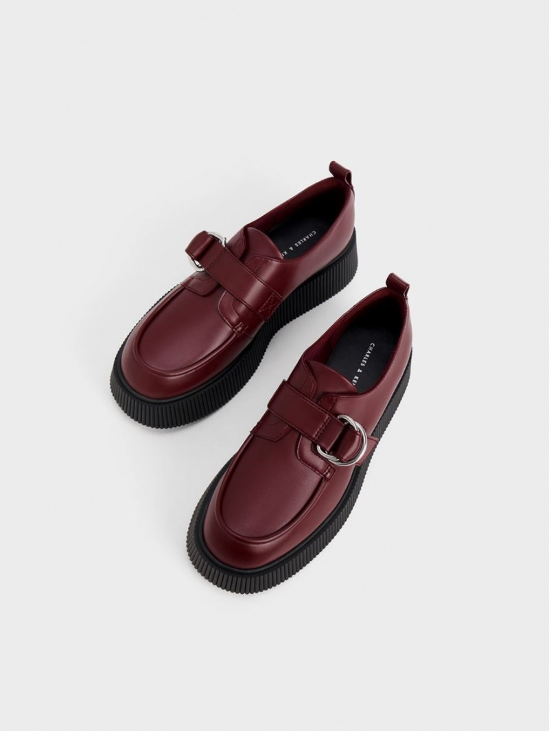 Mocasini Charles & Keith Cordova Buckled Platforma Visinii | 472JGECAW