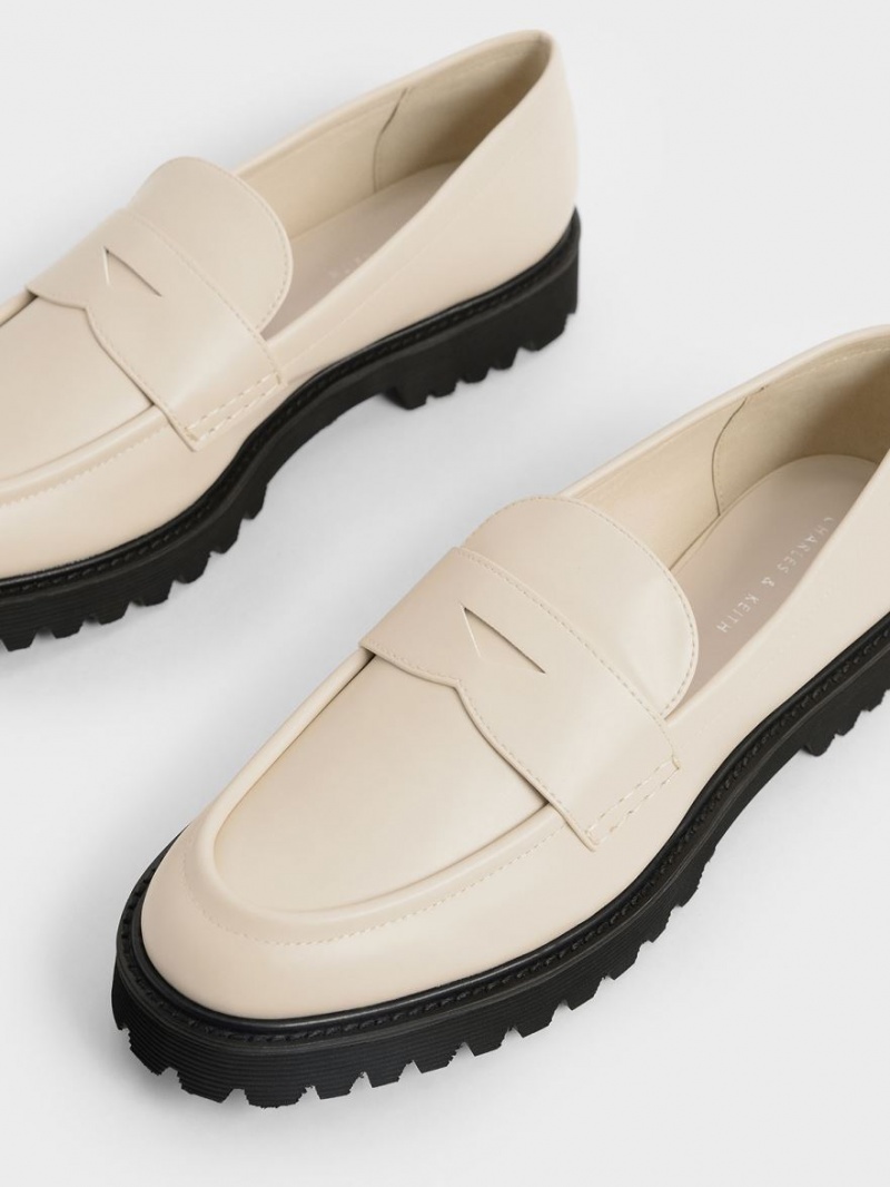 Mocasini Charles & Keith Grosolan Penny Albi | 493JWDAVN